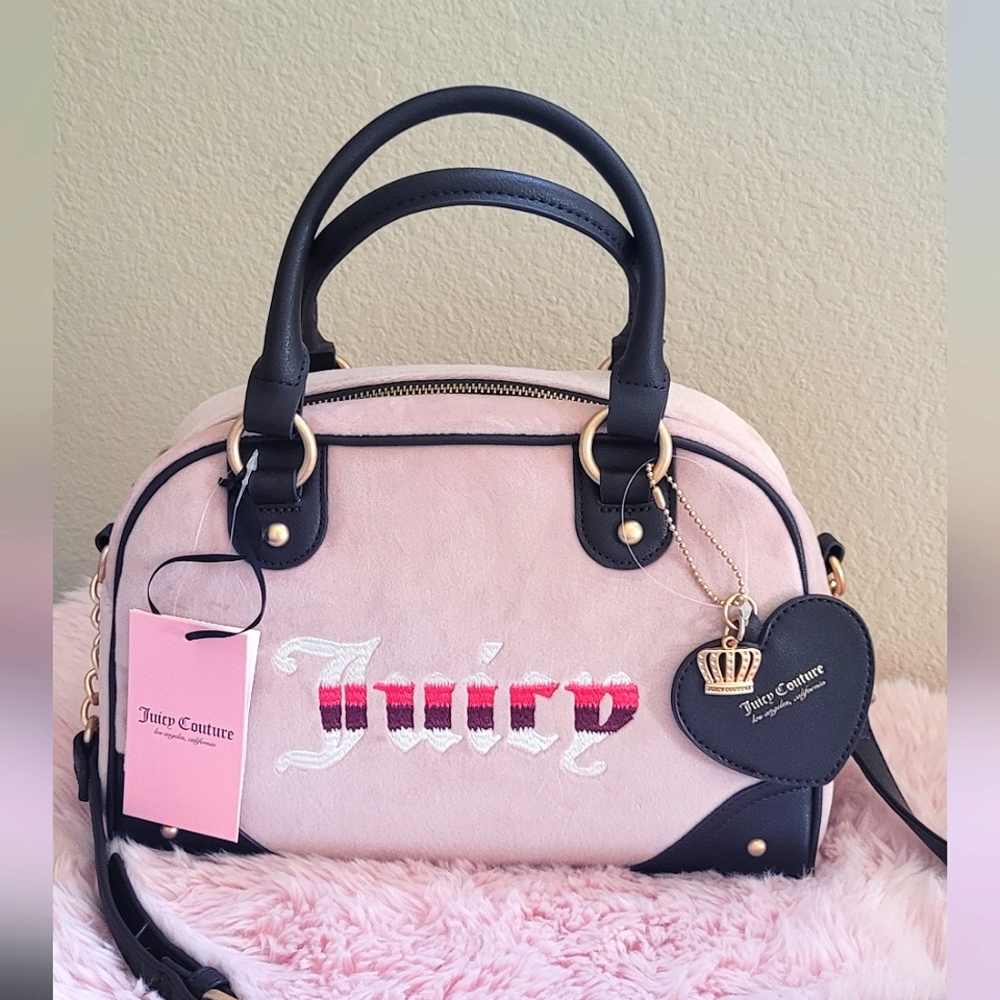 JUICY COUTURE RETRO VIBE SATCHEL BAG